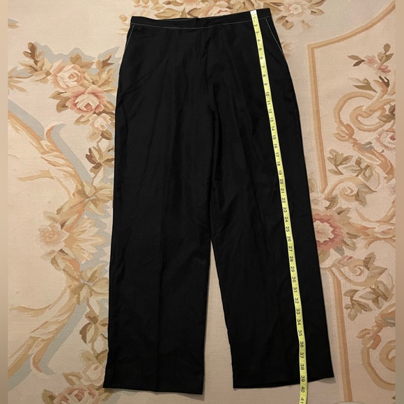Black pants with white stitching by Alfred Dunner size 14 - Picture 3 of 5